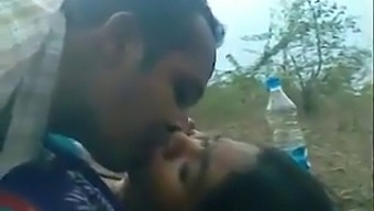 Indian Couple Engages In Outdoor Sex In A Jungle Setting