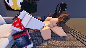 Roblox玩家makima在露骨视频中被黑人和轮奸