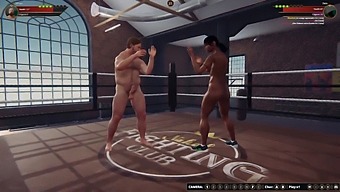 イーサンとデラが裸でいたずらなバトルに繰り出す!