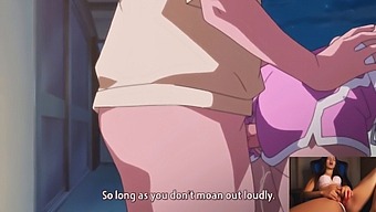 一个阳具丰满的男人和一个年轻的女人在热辣的邂逅中遇到了未经审查的英语字幕和动漫视觉效果。