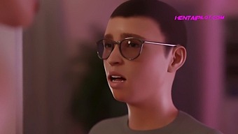 继母帮助应对紧张 - 3d动画色情